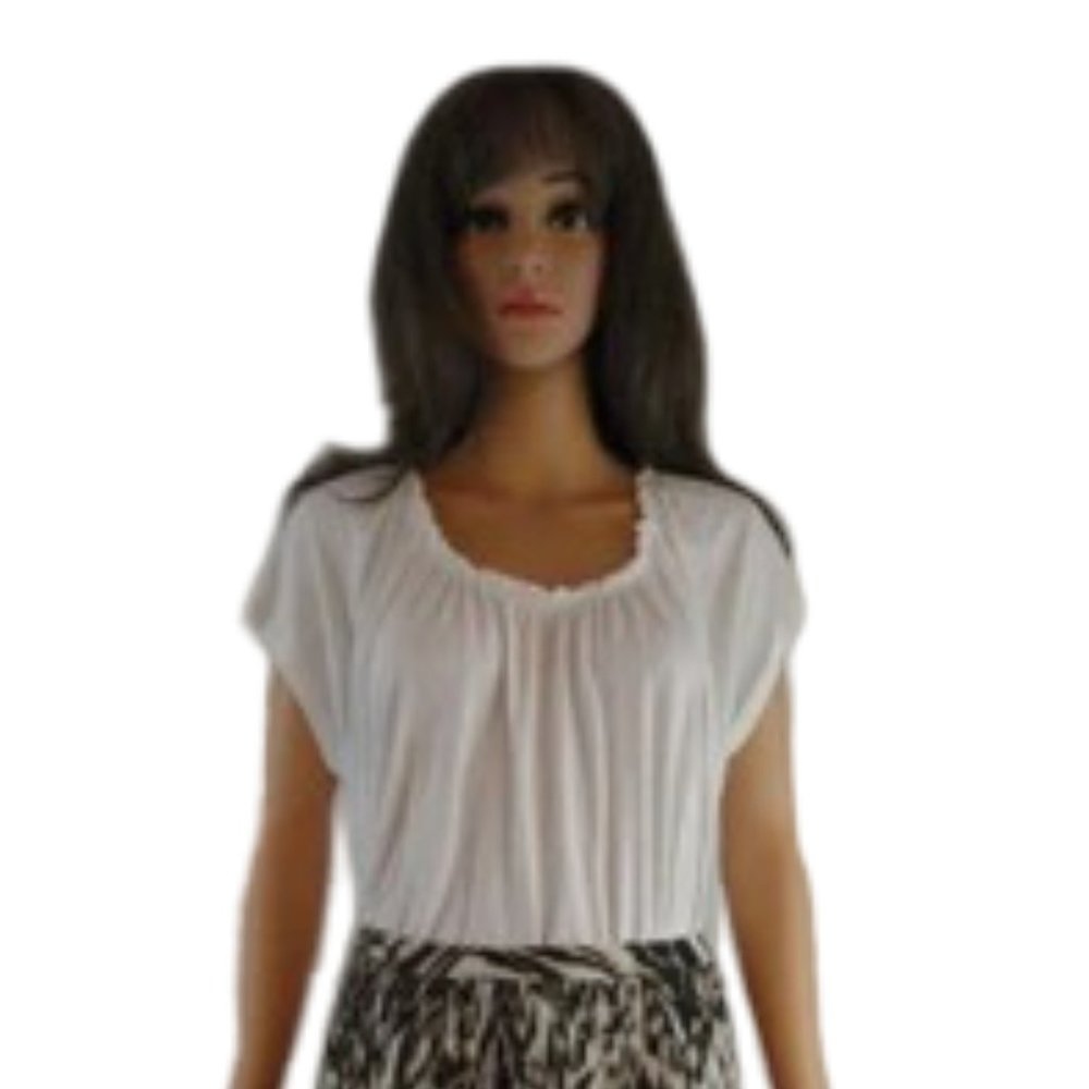 Talbots Skirt Brown Animal Print Sz 4P